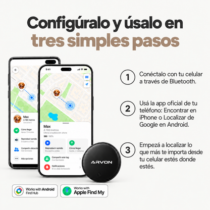 Tag Localizador  – Compatible con iOS y Android